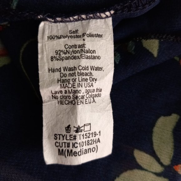 Color Swatch Medium Sheer Floral And Black Lace Vest - Picture 11 of 11